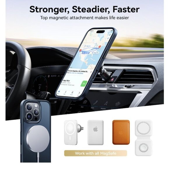 OPXYL CASE For SmartPhone Black Magnetic for iPhone 16 Pro Case - Picture 2 of 6